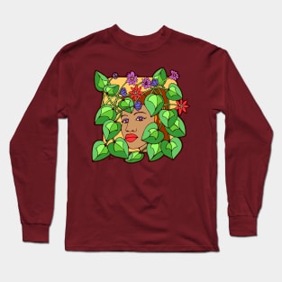 Tangled Ivy Flower Girl Long Sleeve T-Shirt